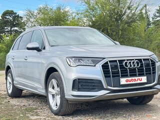 2021 Audi Q7 45 TDI II (4M) Рестайлинг, серый, 6880000 рублей, вид 4