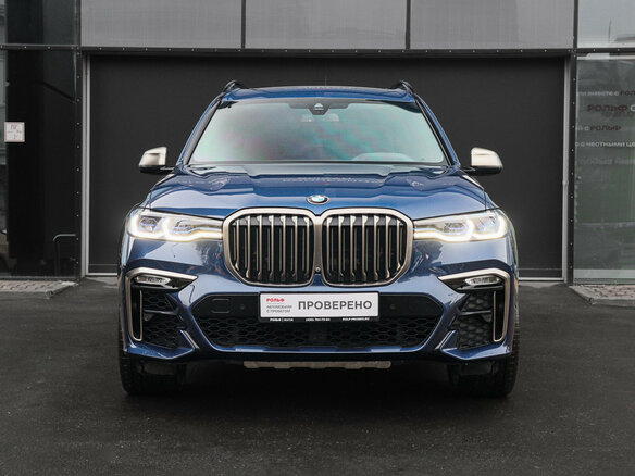 2020 BMW X7 M50d I (G07), синий, 8790000 рублей - вид 1