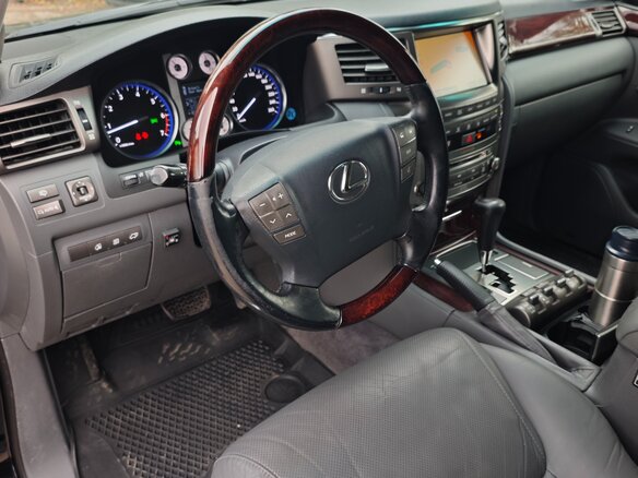 2008 Lexus LX 570 III, чёрный, 2500000 рублей - вид 15