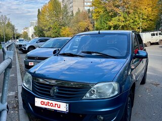 2012 Renault Logan I Рестайлинг, синий, 505000 рублей, вид 1