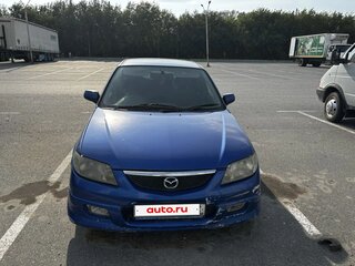 2002 Mazda Familia S-Familia S-Wagon VIII (BJ), синий, 50000 рублей, вид 2