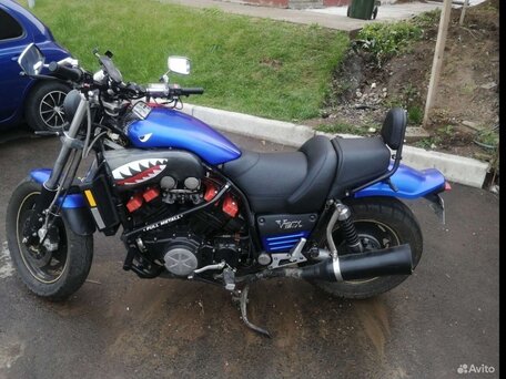 1992 Yamaha V-Max 1200, синий, 420000 рублей, вид 1