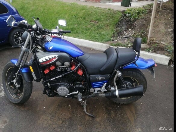 1992 Yamaha V-Max 1200, синий, 420000 рублей