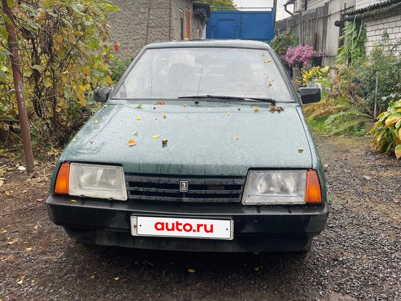 1998 Lada (ВАЗ) 21099, зелёный, 45000 рублей