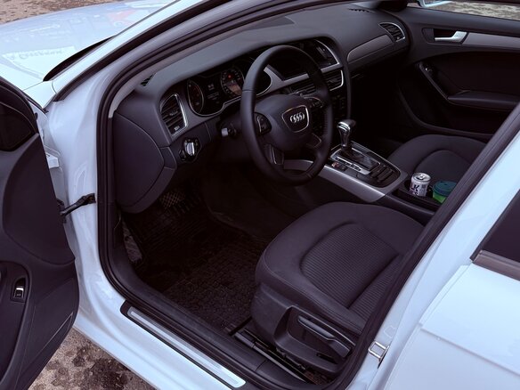 2013 Audi A4 IV (B8) Рестайлинг, белый, 1247000 рублей - вид 6