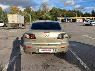 2008 Mazda 3 I (BK) Рестайлинг, золотистый, 360000 рублей, вид 4