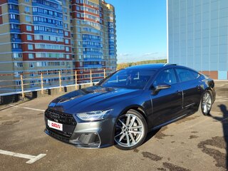 2021 Audi A7 55 TFSI II (4K), серый, 6200000 рублей, вид 4