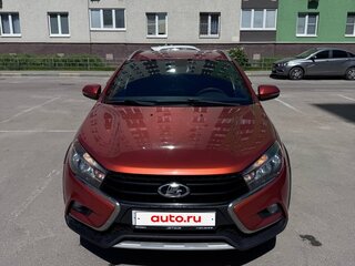 2018 Lada (ВАЗ) Vesta SW I, оранжевый, 970000 рублей, вид 2