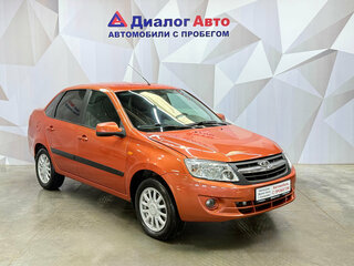 2014 Lada (ВАЗ) Granta I, оранжевый, 399000 рублей, вид 3