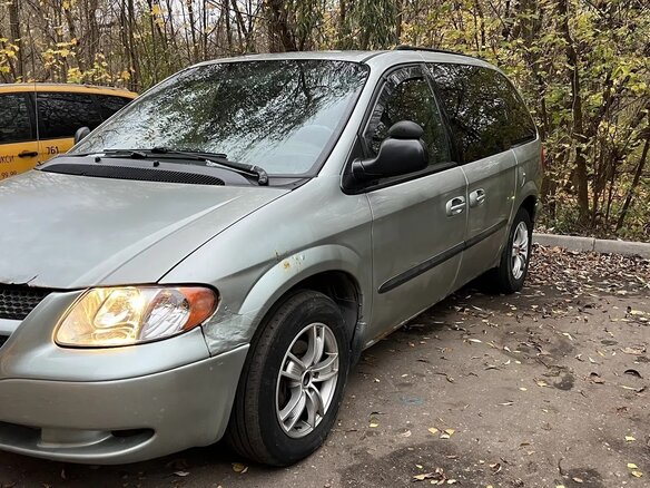 2003 Dodge Caravan IV, серый, 400000 рублей - вид 1