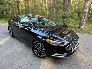 2016 Ford Fusion (North America) II Рестайлинг, чёрный, 1300000 рублей, вид 2