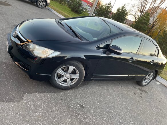 2007 Honda Civic VIII, чёрный, 530000 рублей - вид 4