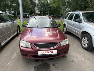 2008 Hyundai Accent ТагАЗ II, красный, 215000 рублей, вид 3