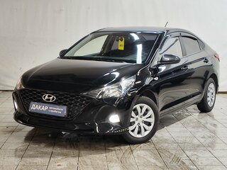 2022 Hyundai Solaris II Рестайлинг, чёрный, 1410000 рублей, вид 1