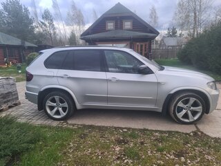 2008 BMW X5 35d II (E70), серебристый, 1370000 рублей, вид 5