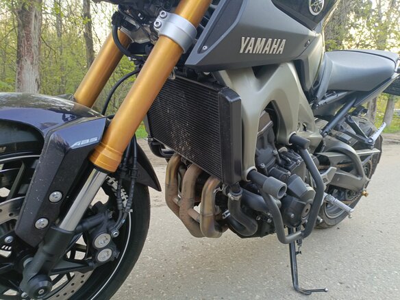 2014 Yamaha MT-09 (FZ-09), фиолетовый, 645000 рублей - вид 8