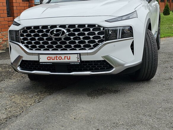 2021 Hyundai Santa Fe IV Рестайлинг, белый, 4200000 рублей