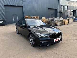 2016 BMW 7 серии 740d xDrive VI (G11/G12), чёрный, 3690000 рублей, вид 5