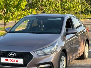 2018 Hyundai Solaris II, коричневый, 1300000 рублей, вид 1