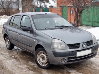 2004 Renault Symbol I Рестайлинг, серый, 125000 рублей, вид 3