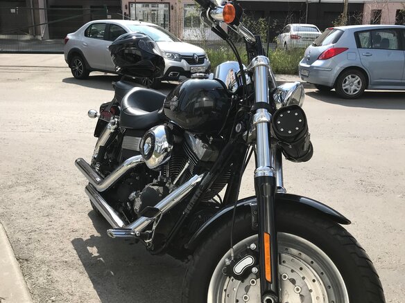 2008 Harley-Davidson Fat Bob, чёрный - вид 6