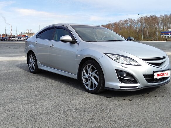 2012 Mazda 6 II (GH) Рестайлинг, серый, 870000 рублей - вид 3
