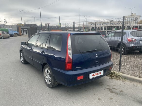 2007 Mitsubishi Lancer IX Рестайлинг, синий - вид 4