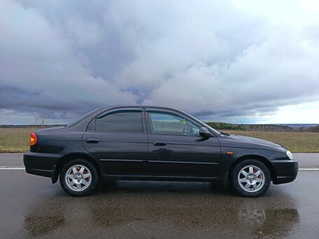2009 Kia Spectra I Рестайлинг 2, чёрный, 270000 рублей, вид 5