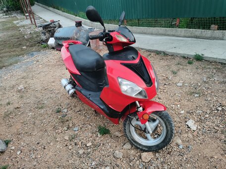 2008 Forsage Clever 50, красный, 35000 рублей, вид 1