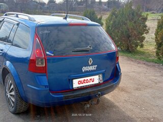 2008 Renault Megane II Рестайлинг, синий, 480000 рублей, вид 4