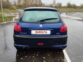 2004 Peugeot 206, синий, 350000 рублей, вид 3