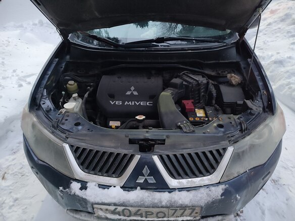 2007 Mitsubishi Outlander II, синий, 1230000 рублей - вид 22