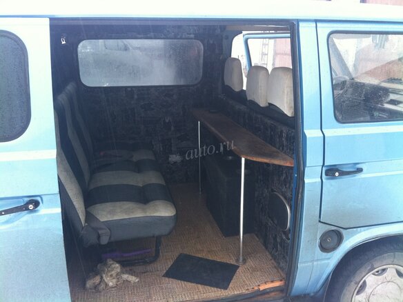 1990 Volkswagen Transporter, голубой - вид 3