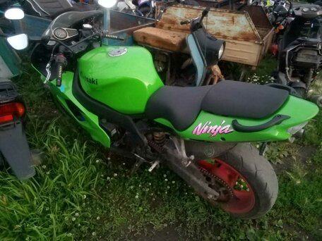 1999 Kawasaki ZX-9R Ninja, зелёный, 400000 рублей, вид 1
