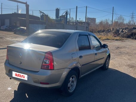 2011 Renault Logan I Рестайлинг, бежевый, 298000 рублей, вид 2