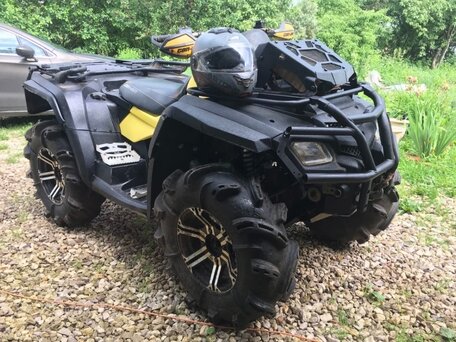 2011 BRP Can-Am Outlander 800, жёлтый, 950000 рублей, вид 3