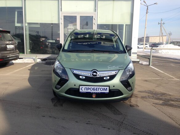 2012 Opel Zafira C, зелёный - вид 1