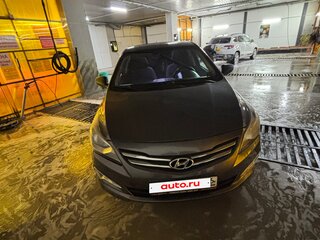 2014 Hyundai Solaris I Рестайлинг, серый, 705000 рублей, вид 1