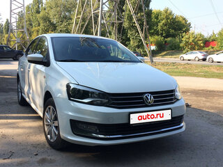 2017 Volkswagen Polo V Рестайлинг, белый, 1180000 рублей, вид 1