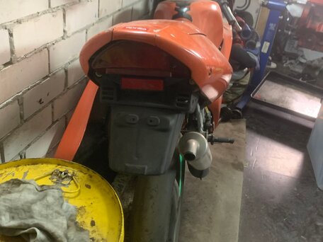 1998 Aprilia RS 50, оранжевый, 150000 рублей, вид 2