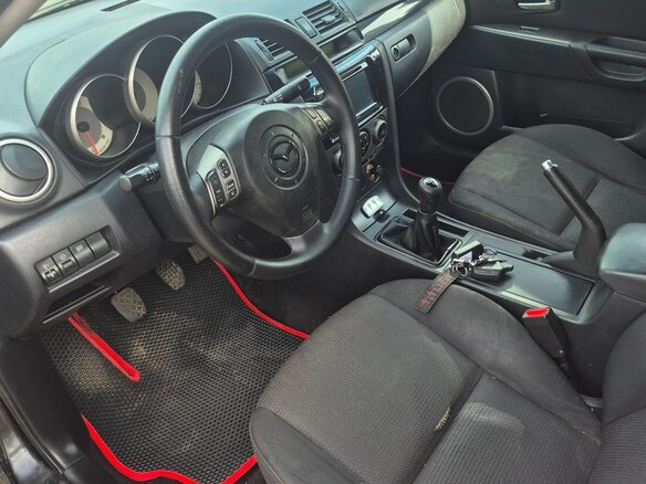 2008 Mazda 3 I (BK) Рестайлинг, чёрный, 255000 рублей - вид 9