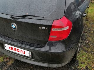 2009 BMW 1 серии 116i I (E81/E82/E87/E88) Рестайлинг, чёрный, 730000 рублей, вид 2