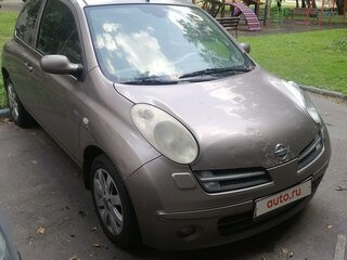 2007 Nissan Micra III (K12), бежевый, 550000 рублей, вид 2