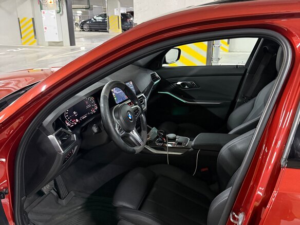 2019 BMW 3 серии 330i xDrive VII (G2x), красный, 3055000 рублей - вид 7