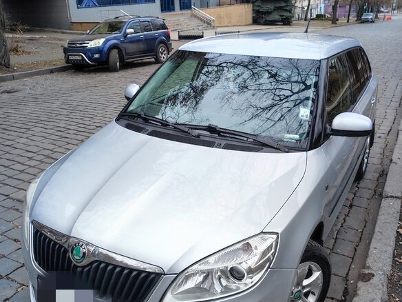 2012 Skoda Fabia II Рестайлинг, серый, 750000 рублей
