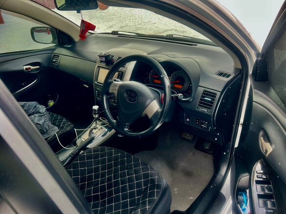 2010 Toyota Corolla Fielder X (E140, E150) Рестайлинг, серый, 1150000 рублей - вид 10