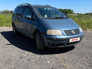 2002 Volkswagen Sharan I Рестайлинг, синий, 480000 рублей, вид 2