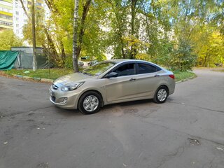 2011 Hyundai Solaris I, бежевый, 465000 рублей, вид 5
