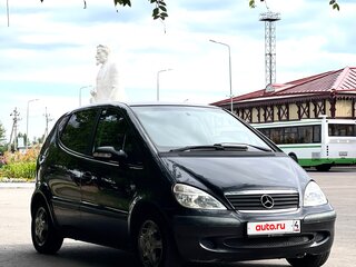 2002 Mercedes-Benz A-Класс 160 I (W168) Рестайлинг, чёрный, 404000 рублей, вид 3