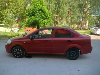 2008 Chevrolet Aveo I Рестайлинг, красный, 360000 рублей, вид 4